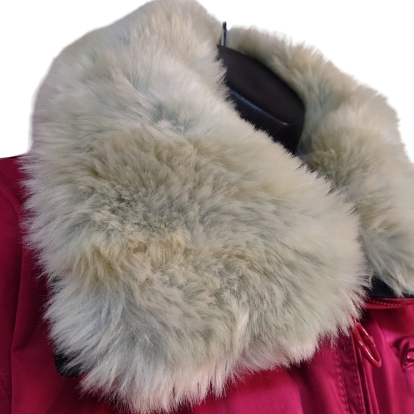 ROXY Women's Rose Red Insulated Jacket Size L - Picture 6 of 13